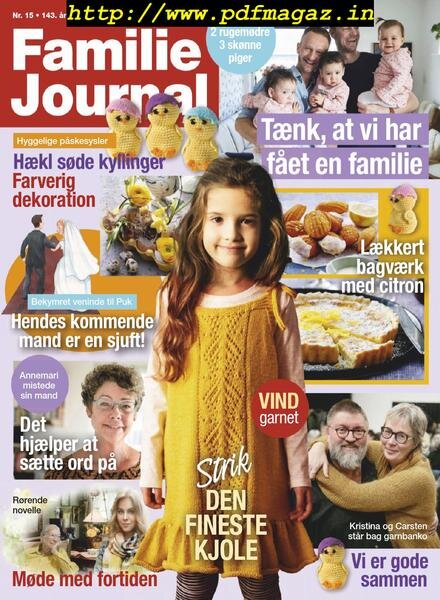 Familie Journal – 08 april 2019 Cover