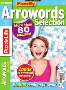 Family Arrowords Selection – 01 May 2019