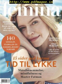 Femina Denmark – 23 May 2019