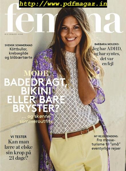 Femina Denmark – 28 May 2019 Cover
