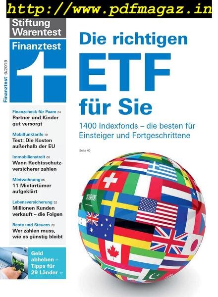 Finanztest – Juni 2019 Cover