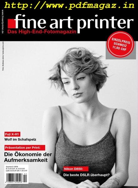 FineArtPrinter – April 2018 Cover