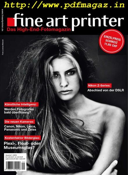 FineArtPrinter – Januar 2019 Cover