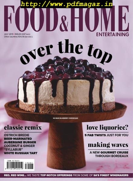 Food & Home Entertaining – July 2019 Cover