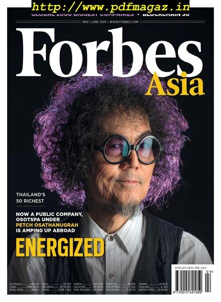 Forbes Asia – May 2019 Cover