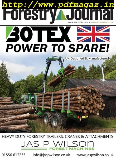 Forestry Journal – June 2019 Cover