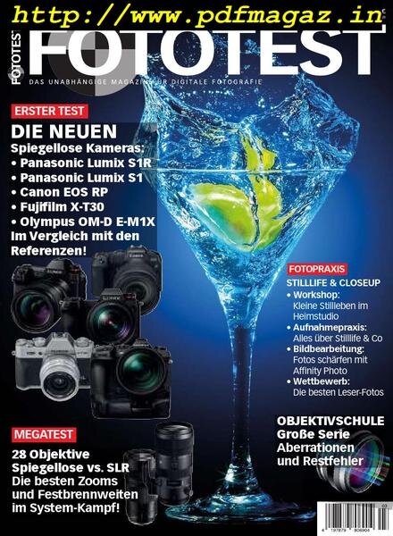 Fototest – Mai-Juni 2019 Cover