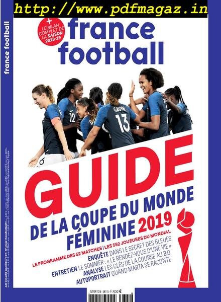 France Football – 04 juin 2019 Cover