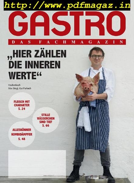 Gastro das Fachmagazin – Juni 2019 Cover