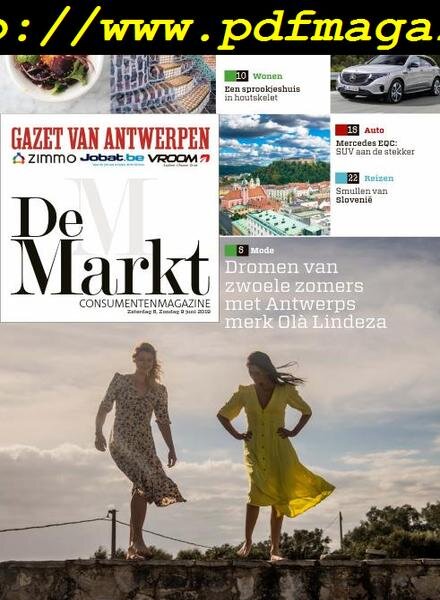 Gazet van Antwerpen De Markt – 08 juni 2019 Cover