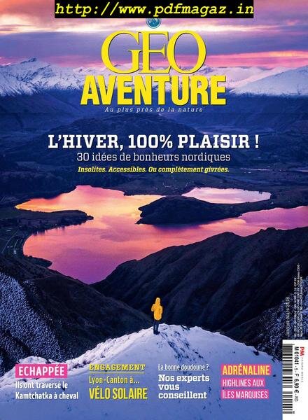 Geo Aventure – Janvier-Mars 2019 Cover