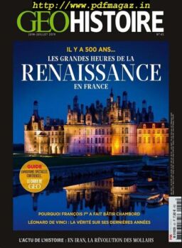 Geo Histoire – Juin-Juillet 2019