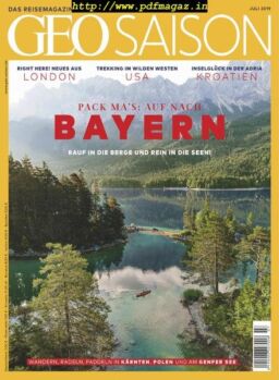 Geo Saison – Juli 2019