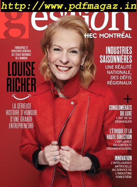 Gestion – juin 2019 Cover