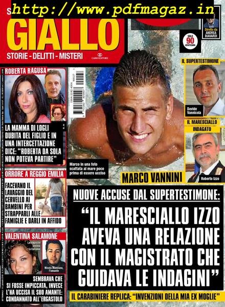 Giallo – 10 Luglio 2019 Cover
