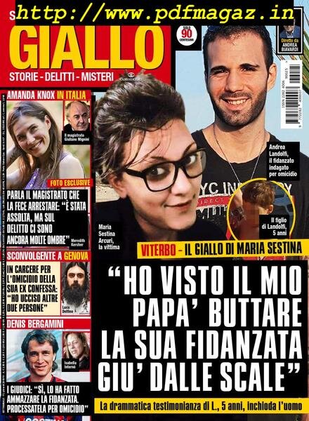 Giallo – 26 Giugno 2019 Cover