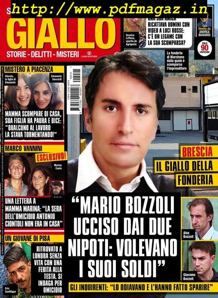 Giallo – 29 Maggio 2019 Cover