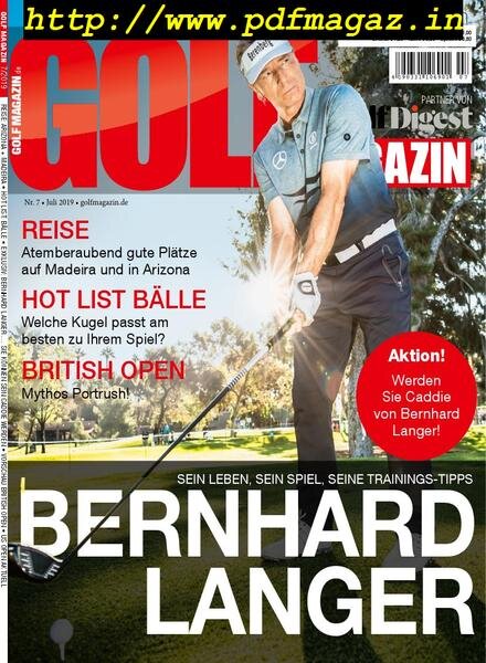 Golf Magazin – Juni 2019 Cover