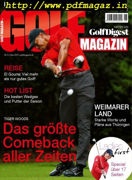 Golf Magazin – Mai 2019 Cover