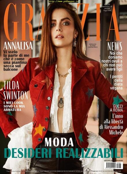 Grazia Italia – 06 giugno 2019 Cover