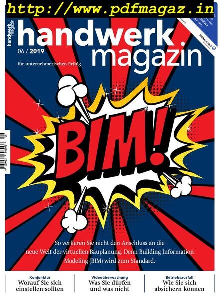 Handwerk Magazin – Juni 2019 Cover