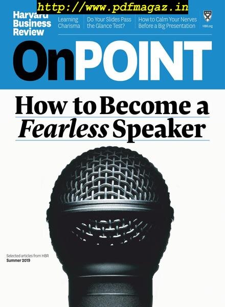 Harvard Business Review OnPoint – April 2019 Cover