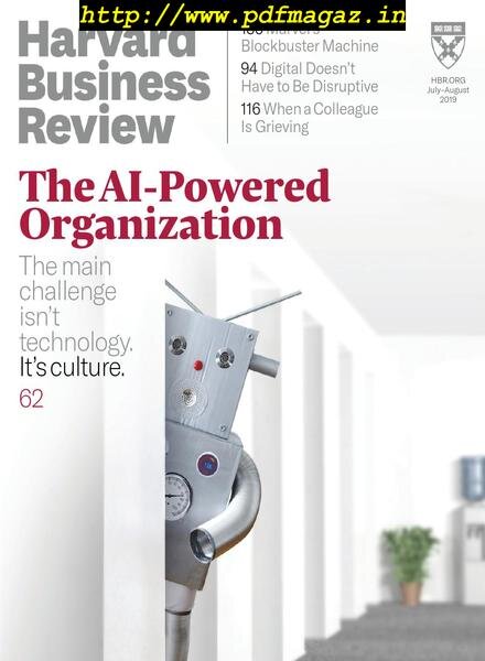 Harvard Business Review USA – July-August 2019 Cover
