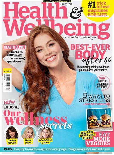 Health & Wellbeing – July 2019 Cover