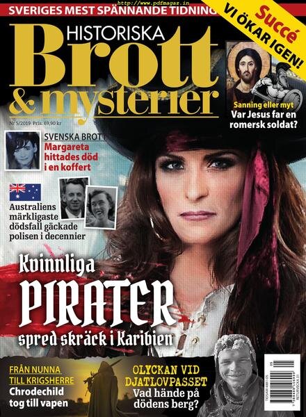Historiska Brott & Mysterier – 29 maj 2019 Cover