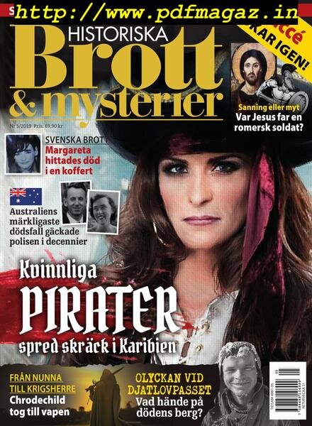 Historiska Brott & Mysterier – maj 2019 Cover
