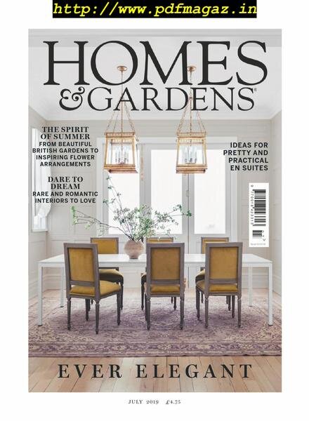 Homes & Gardens UK – July 2019 Cover
