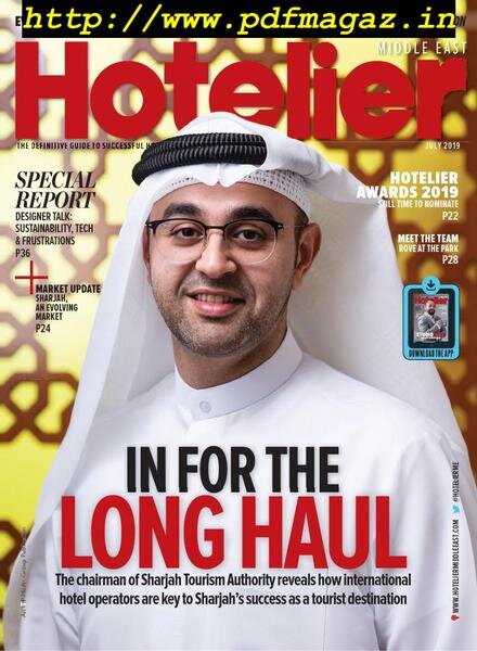 Hotelier Middle East – July 2019 Cover