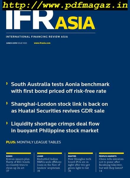 IFR Asia – June 08, 2019 Cover