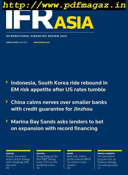 IFR Asia – June 15, 2019 Cover