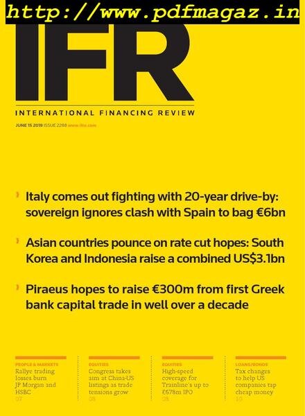 IFR Magazine – June 15, 2019 Cover