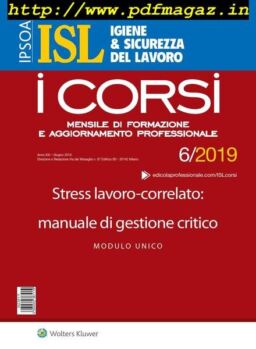 Igiene & Sicurezza del Lavoro Corsi – Giugno 2019