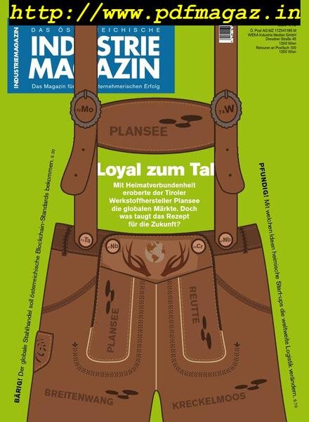 Industrie Magazin – Juni 2019 Cover