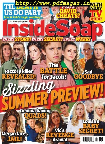 Inside Soap UK – 18 May 2019 Cover