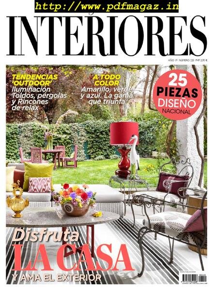 Interiores – mayo 2019 Cover