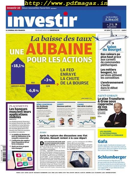 Investir – 8 Juin 2019 Cover