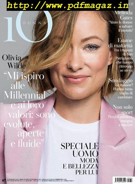 Io Donna del Corriere della Sera – 15 giugno 2019 Cover