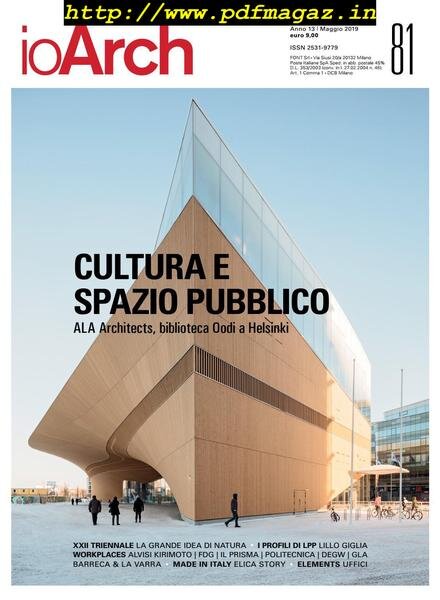 IoArch Magazine – Aprile-Maggio 2019 Cover