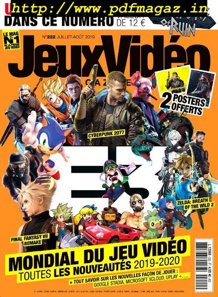 Jeux Video Magazine – juillet 2019 Cover