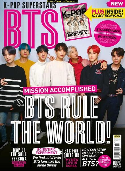 K-Pop Superstars BTS – May 2019 Cover