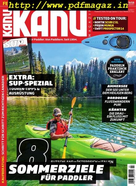 Kanu Magazin – Juli-August 2019 Cover