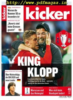 Kicker – 03 Juni 2019