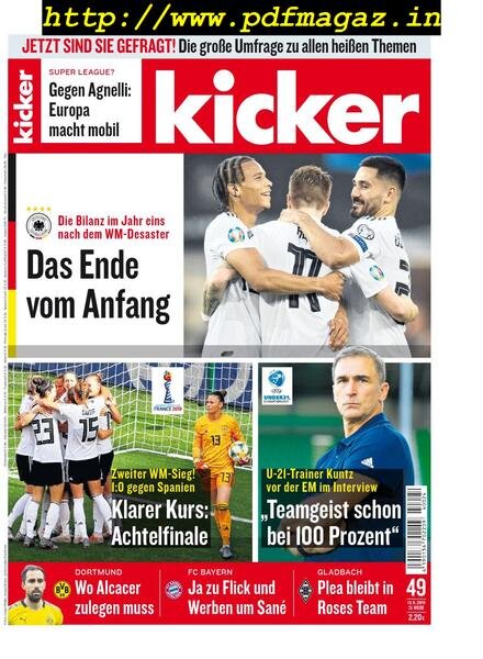 Kicker – 13 Juni 2019 Cover