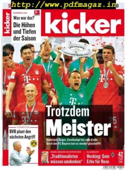 Kicker – 20 Mai 2019