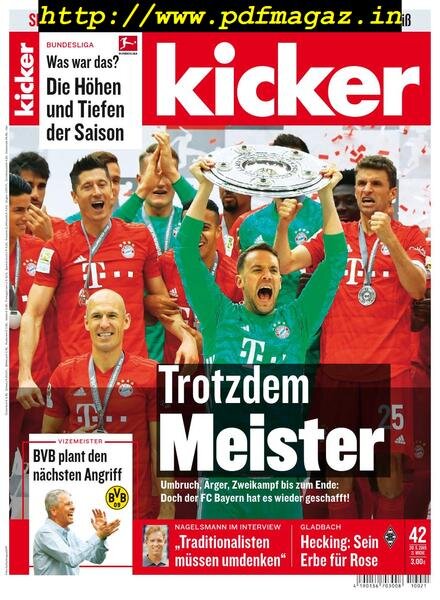 Kicker – 20 Mai 2019 Cover