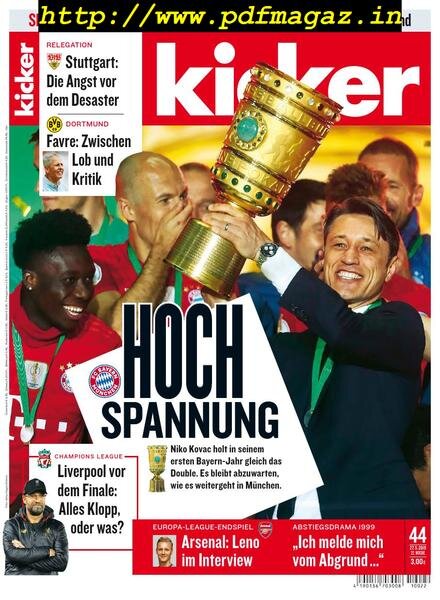Kicker – 27 Mai 2019 Cover